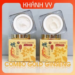[SIÊU SALE] COMBO ngày đêm GOLD GINSENG, làm sạch nám tàn nhang và dưỡng trắng da, mỹ phẩm nhân sâm Hàn Quốc. 2