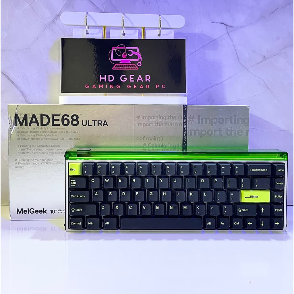 (HD Gear Store) Bàn phím từ tính HE Melgeek Made68 Pro, Made68 Pro+, Made68 Ultra/ Ultra+| Rapid Trigger | 8000hz