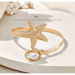Vòng Bắp Tay Nữ Sao Biển - Quà Tặng Vibe Ocean Charm, Có Sẵn, Phong Cách Hàn Quốc, Thời Trang Sang Trọng 7