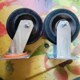 [KKTHN] Càng Bánh Xe Đẩy Dày 5.5 Ly Cho Bánh Xe Đường Kính D150, D200 Siêu Tải Trọng 8