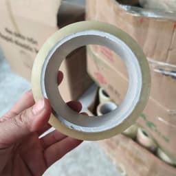 [6 Cuộn/ 1Kg]  Băng Dính Văn Phòng Đóng Hàng Trong Suốt [1 Cuộn 167Gr], Lõi Mỏng. [TTS21] 3