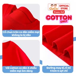 Áo Phông Cộc Tay Hình Bé Rước Đèn Trung Thu Dễ Thương Cho Bé CIUCIU KID Vải Cotton Mềm Thoáng Mát 2
