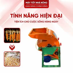 Máy Tẽ Hạt Ngô Tách Hạt Bắp Gia Đình Nguyên Khung Năng Suất 350kg/h Siêu Sạch 99% 5