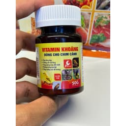 Khoáng và vitamin cho chim cảnh Sao Việt lọ 50g hỗ trợ thay lông cao cấp 1