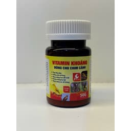Khoáng và vitamin cho chim cảnh Sao Việt lọ 50g hỗ trợ thay lông cao cấp 2