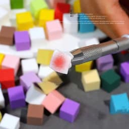 Bút kẹp mút dặm ombre, nhíp kẹp bông dặm ombre, mút, bông ombre - dụng cụ nail 9