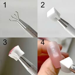 Bút kẹp mút dặm ombre, nhíp kẹp bông dặm ombre, mút, bông ombre - dụng cụ nail 2