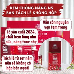 Kem chống nắng MEDA N5 Duyên Thị - Bách Y Sâm 50ml - KCN Thượng Đình Nâng Tone, Cấp Ẩm 7