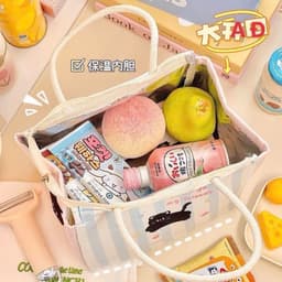 Túi Giữ Nhiệt Đựng Cơm Chống Thấm Cao Cấp, Túi Đựng Hộp Cơm Văn Phòng, Túi Đựng Đồ Ăn Mang Đi 3