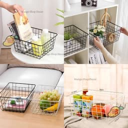 Rổ sắt décor trang trí chụp ảnh ( Giỏ sắt đựng đồ cá nhân xinh xắn ) 1