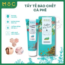 Tẩy Tế Bào Da Chết MOC Love Skin White Chiết Xuất Cafe Giúp Trắng Da, Ngừa Mụn, Chống Lão Hoá 120ml 1