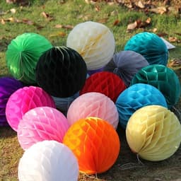 Concept trend 2025  Lồng Đèn NYLOn DÀY ĐẸP  Tổ Ong Chúc Mừng Năm Mới May Mắn/ trang trí sinh nhật/Tiệc cưới 8