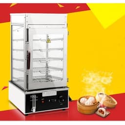 "Tủ Hấp Bánh 2 Lớp Kính Cường Lực – Sạch Đẹp, Giữ Nóng Hiệu Quả" 4
