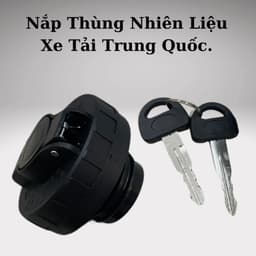Nắp Bình Xăng, Nắp Thùng Dầu Xe Tải Trung Quốc Thaco Olin, Vinaxuki, Hoa Mai, Chiến Thắng,...Loại Vặn Ren. 9