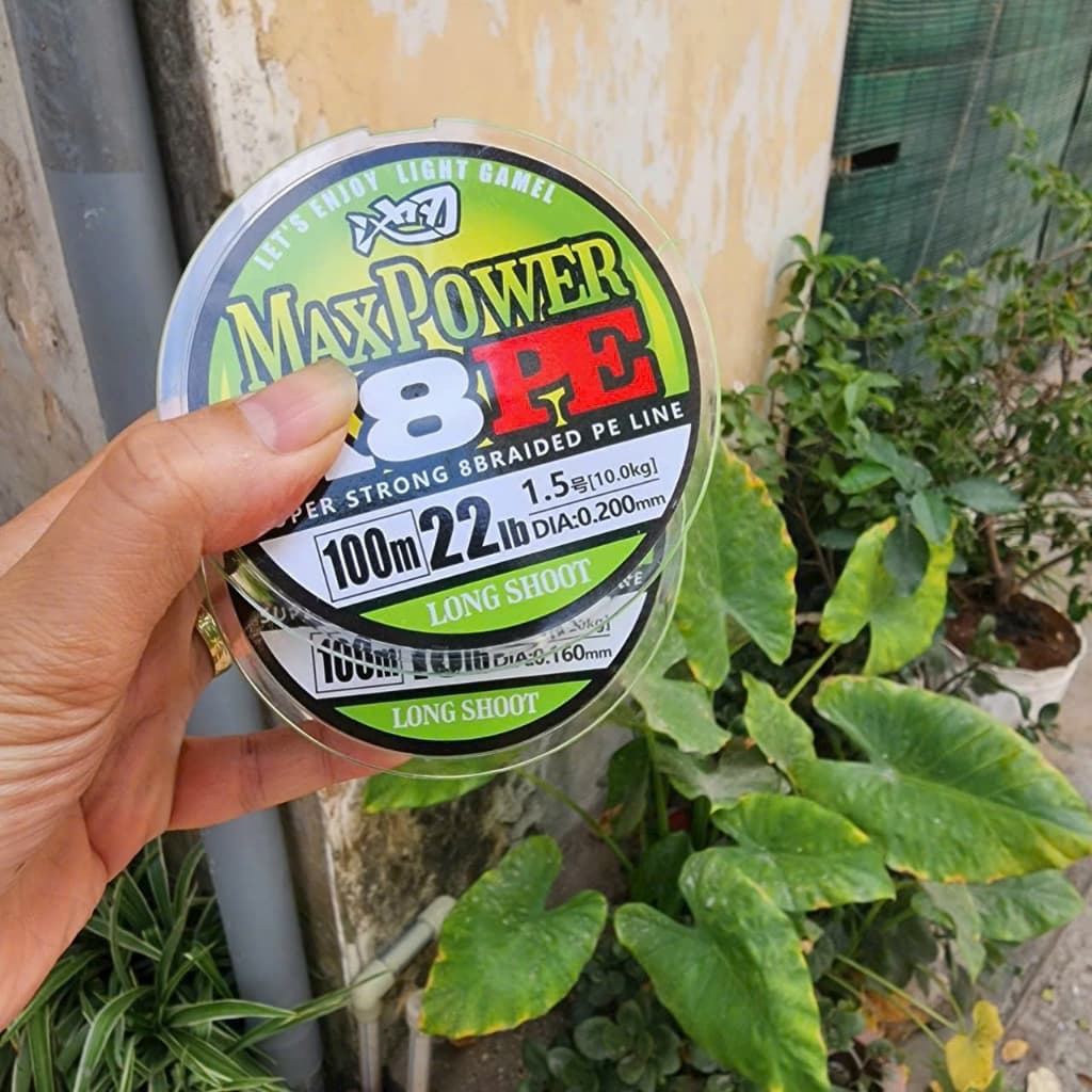 Dây Dù PE X8 Lure MAX POWER 100M Dù 8 lõi siêu khỏe docaunhatminh