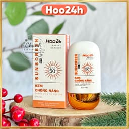 Kem Chống Nắng Hoo24h Nâng Tone Da Trắng Hồng, Giảm Nám Sạm, Giữ Ẩm, Dưỡng Trắng Da 60ml 1