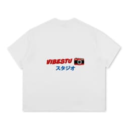 Áo Thun Local Brand VEQISTU " Vibes Japan ", Áo Thun Boxy Form Rộng Unisex Nam Nữ 250Gsm Cotton 2 Chiều 5