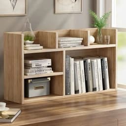 Giá sách để bàn, Kệ hồ sơ, giá để tài liệu văn phòng, học tập, gỗ mdf nhập khẩu cao cấp bền đẹp ND03 4