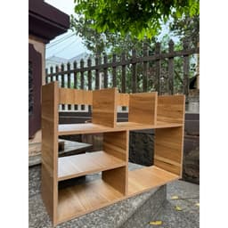 Giá sách để bàn, Kệ hồ sơ, giá để tài liệu văn phòng, học tập, gỗ mdf nhập khẩu cao cấp bền đẹp ND03 5