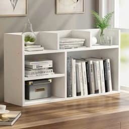 Giá sách để bàn, Kệ hồ sơ, giá để tài liệu văn phòng, học tập, gỗ mdf nhập khẩu cao cấp bền đẹp ND03 2