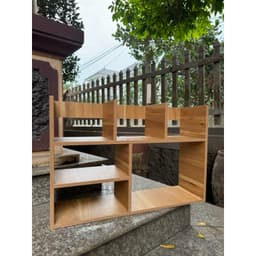 Giá sách để bàn, Kệ hồ sơ, giá để tài liệu văn phòng, học tập, gỗ mdf nhập khẩu cao cấp bền đẹp ND03 6