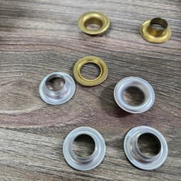 Khoen bạt khoen ore 12 x 23mm Đồng thau xịn Khuy mắt cáo đóng bạt 12mm Chân cao 7mm Có long đền 1