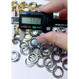 Khoen bạt khoen ore 12 x 23mm Đồng thau xịn Khuy mắt cáo đóng bạt 12mm Chân cao 7mm Có long đền 8