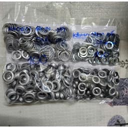 Khoen mắt cáo 12mm 16mm Bằng sắt Chân cao Khoen đóng bạt che mưa, bạt xe tải, bạt HDPE dày Bịch 100 cái Có long đền 8
