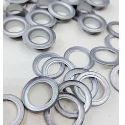 Khoen mắt cáo 12mm 16mm Bằng sắt Chân cao Khoen đóng bạt che mưa, bạt xe tải, bạt HDPE dày Bịch 100 cái Có long đền 3