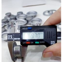 Khoen mắt cáo 12mm 16mm Bằng sắt Chân cao Khoen đóng bạt che mưa, bạt xe tải, bạt HDPE dày Bịch 100 cái Có long đền 7