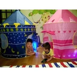 Lều cho bé gái và trai hình trụ tháp 105 x 135cm và Thảm Hàn Quốc XPE 2 Mặt Chống Thấm 3