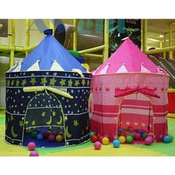 Lều cho bé gái và trai hình trụ tháp 105 x 135cm và Thảm Hàn Quốc XPE 2 Mặt Chống Thấm 4