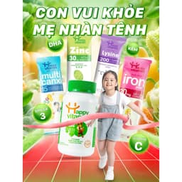 Sét 5 Vị Kẹo Mút Happy Vitamin Hương Vị Trái Cây– LAVIKA Organic 9