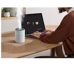 Máy Xông Tinh Dầu Phun Sương Tạo Ẩm 300ml Tích Hợp Đèn Led 9