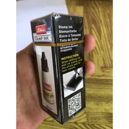 (sẵn mực) Hộp dấu lăn vân tay điểm chỉ và đóng dấu hình chữ nhật mực không lem xanh đỏ đen 9