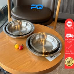 Khay đựng đồ ăn cho lò nướng nồi chiên không dầu inox 18/10 chockmen C856 1