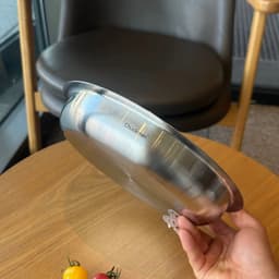 Khay đựng đồ ăn cho lò nướng nồi chiên không dầu inox 18/10 chockmen C856 5