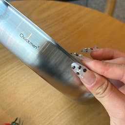 Khay đựng đồ ăn cho lò nướng nồi chiên không dầu inox 18/10 chockmen C856 6
