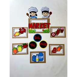 BỌ MAKET SIÊU THỊ MI NI TRANG TRÍ STEM MẦM NON MINH ANH 2