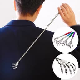 Cây Gãi Ngứa Lưng Đa Năng Hình Bàn Tay, Điều Chỉnh Độ Dài Bằng Thép Cao Cấp Không Gỉ, Tiện Lợi Cho Mọi Người. 3