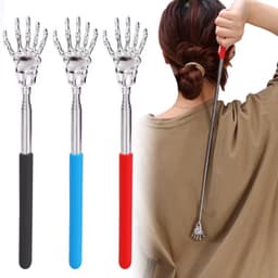 Cây Gãi Ngứa Lưng Đa Năng Hình Bàn Tay, Điều Chỉnh Độ Dài Bằng Thép Cao Cấp Không Gỉ, Tiện Lợi Cho Mọi Người. 1