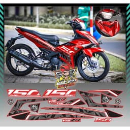 Tem Exciter 150 tem rời Exciter 150 decal cao cấp 3 lớp 1