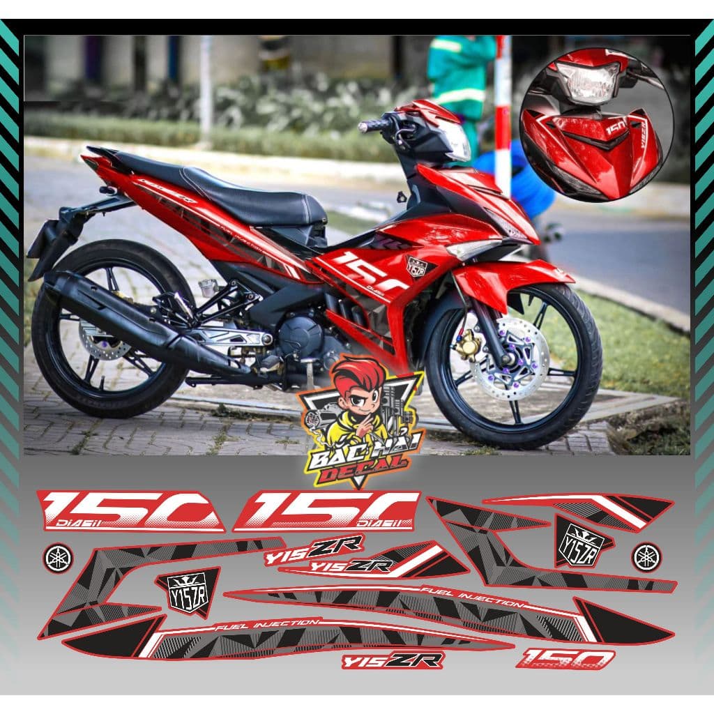 Tem Exciter 150 tem rời Exciter 150 decal cao cấp 3 lớp