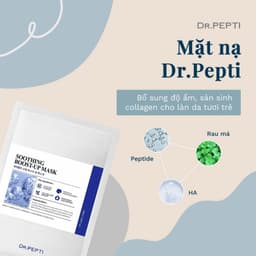 Hộp 10 Miếng Mặt Nạ Làm Dịu & Cấp Ẩm Dr.Pepti Soothing Mask Boost-Up 25ml Hàn Quốc 5