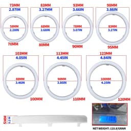 VÒNG TRÒN NHỰA DIY MẮT THIÊN THẦN MẮT QUỶ CHO XE Ô TÔ MÔTÔ DIY VÒNG TRÒN NHÁY THEO NHẠC 4