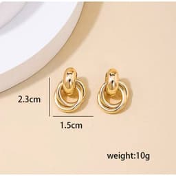 [Sẵn] Bông Tai, Khuyên Tai Mạ Vàng Ocean Charm Phụ Kiện Trang Sức Bông Tai Nữ Đi tiệc – Lễ hội | Quà tặng nữ 9