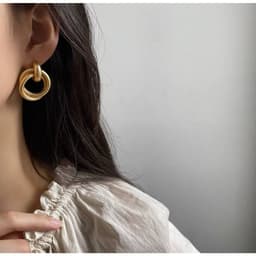 [Sẵn] Bông Tai, Khuyên Tai Mạ Vàng Ocean Charm Vintage - Phụ Kiện Trang Sức Bông Tai Đi tiệc – Lễ hội | Quà tặng nữ 4