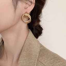 [Sẵn] Bông Tai, Khuyên Tai Mạ Vàng Ocean Charm Vintage - Phụ Kiện Trang Sức Bông Tai Đi tiệc – Lễ hội | Quà tặng nữ 3
