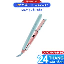 Máy duỗi tóc ion âm 2 in 1 LocknLock ENA222BLU 42W, Hàng chính hãng, là kẹp uốn tóc - JoyMall 2