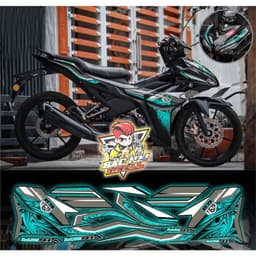 Tem Exciter 155 tem rời Exciter 155 chất liệu decal cao cấp 3 lớp 4